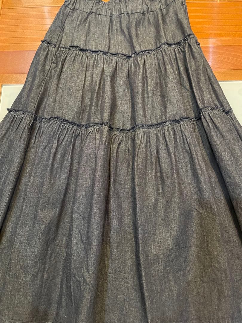 現行品新品パラスパレス　風呂敷付デニムスカート