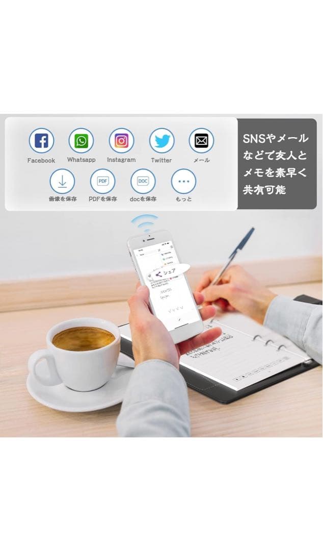 【新品、未使用】スマートペン 電子ノート デジタルパッドセット 66言語対応