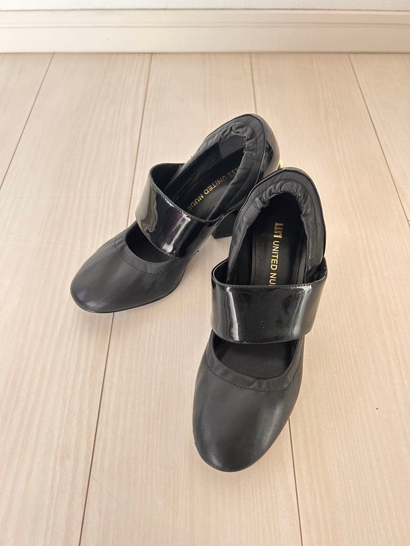 UNITED NUDE ユナイテッドヌードブラックパンプス 37