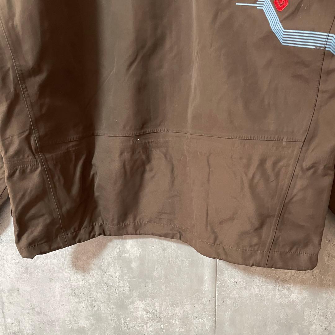 Burtonバートンスキーウェアスノーボードジャケットパーカーフード茶色ブラウン