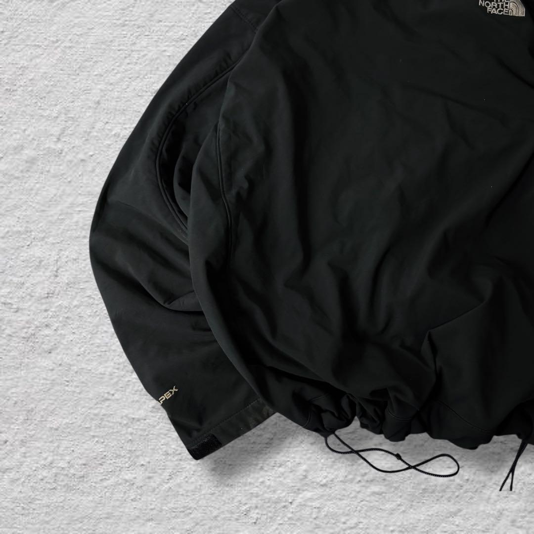 ノースフェイスソフトシェルジャケット90sブラックvintage古着USA規格
