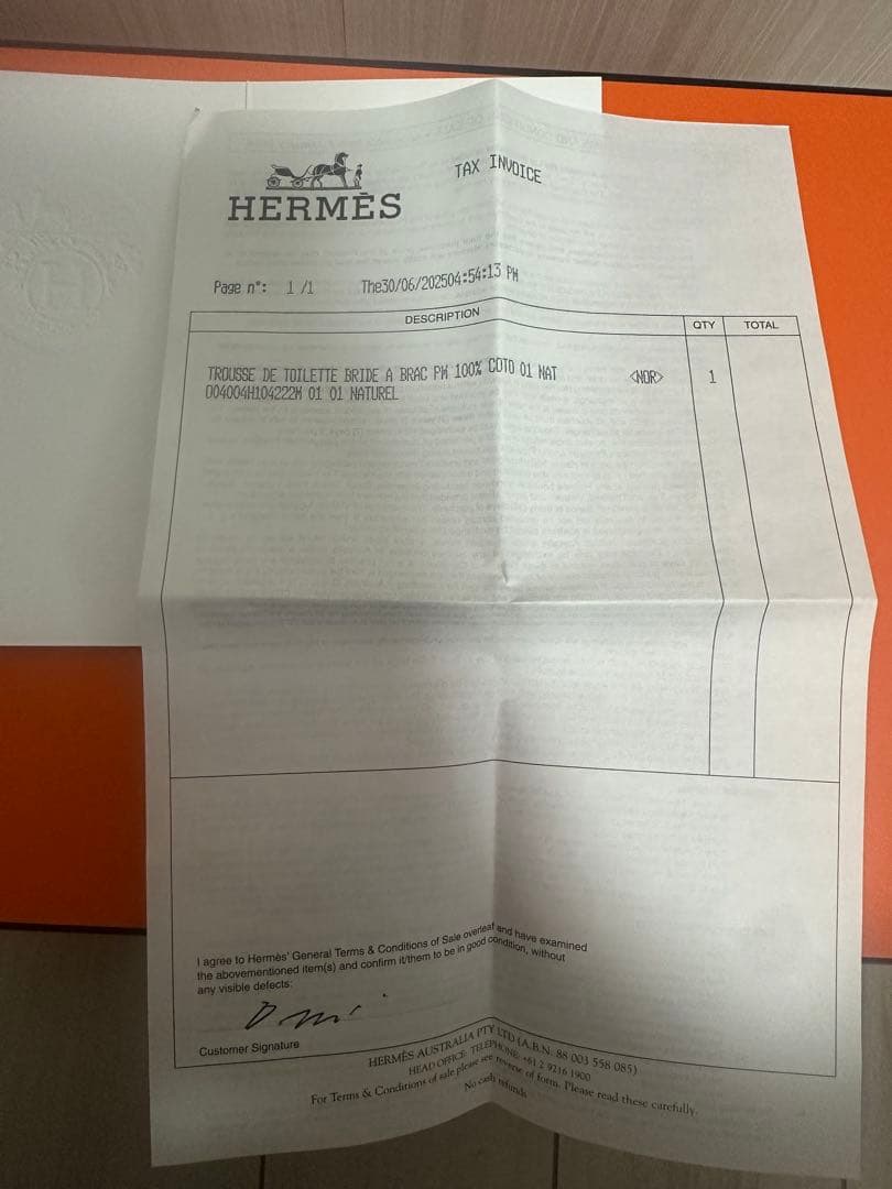 【新品未使用】HERMES ブリッドアブラックPM ナチュラル