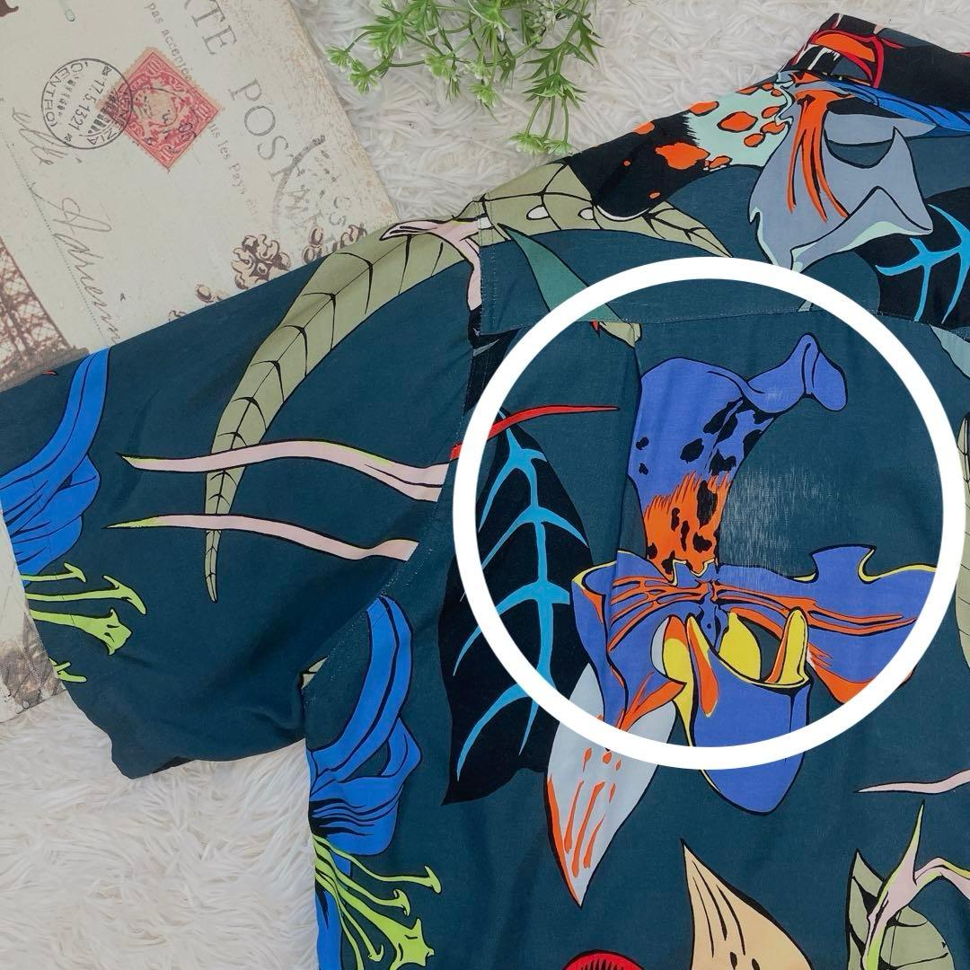 WACKO MARIA 開襟シャツ 21ss 天国東京百花図 ワコマリア アロハ