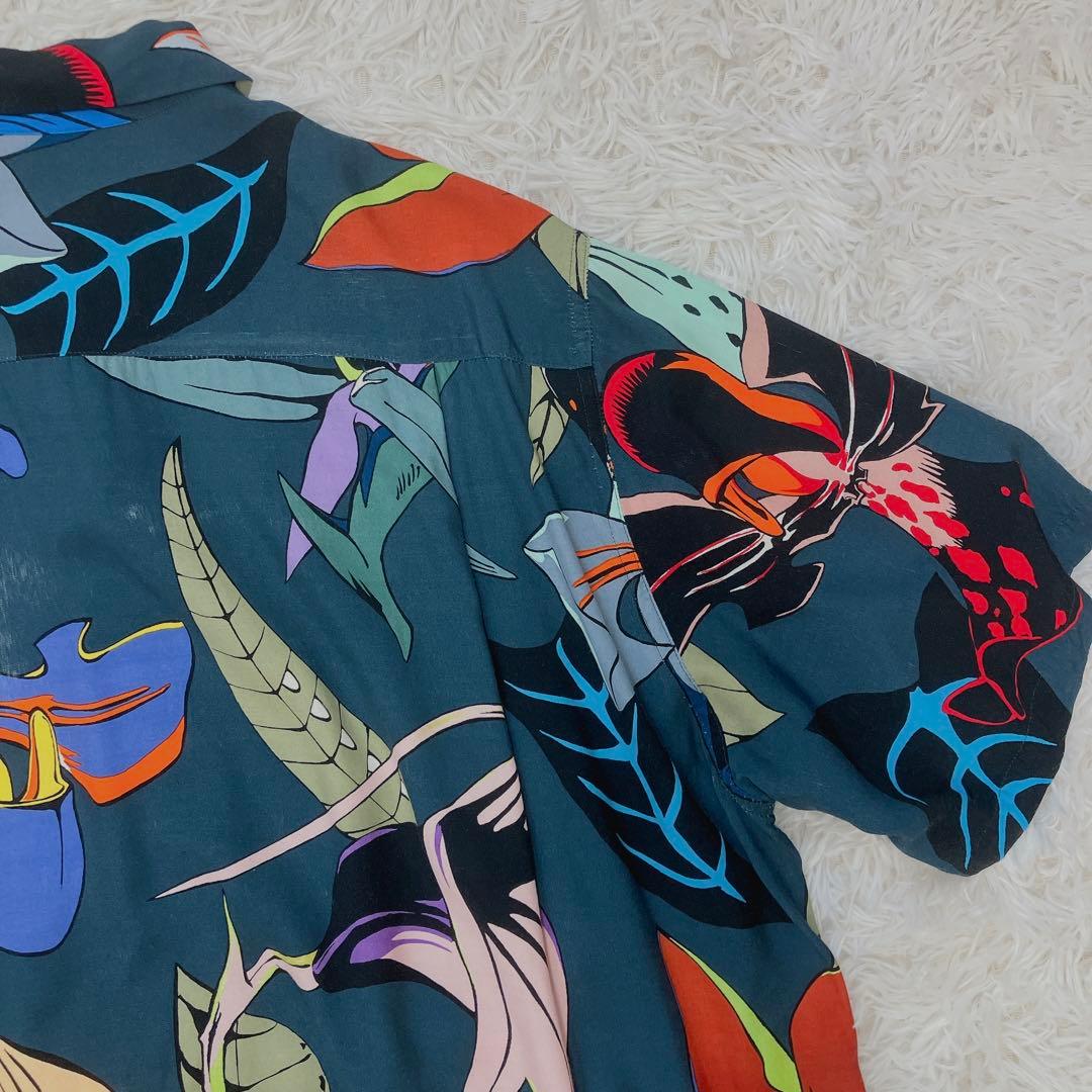 WACKO MARIA 開襟シャツ 21ss 天国東京百花図 ワコマリア アロハ