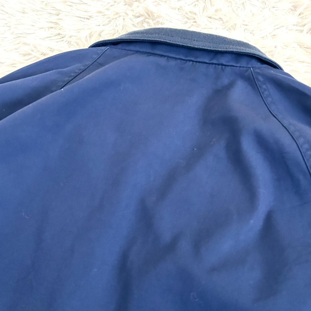 エディーバウアー ジャケット ハリントンジャケット ネイビー チェックM