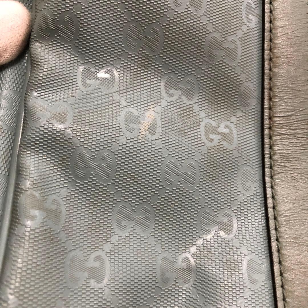 グッチ ハンドバッグ ミニボストン GGスプリーム 緑 FS389