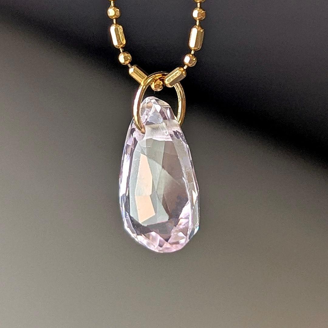 ♢Nページ♢K18 クンツァイト 3.8ct ネックレスチャーム