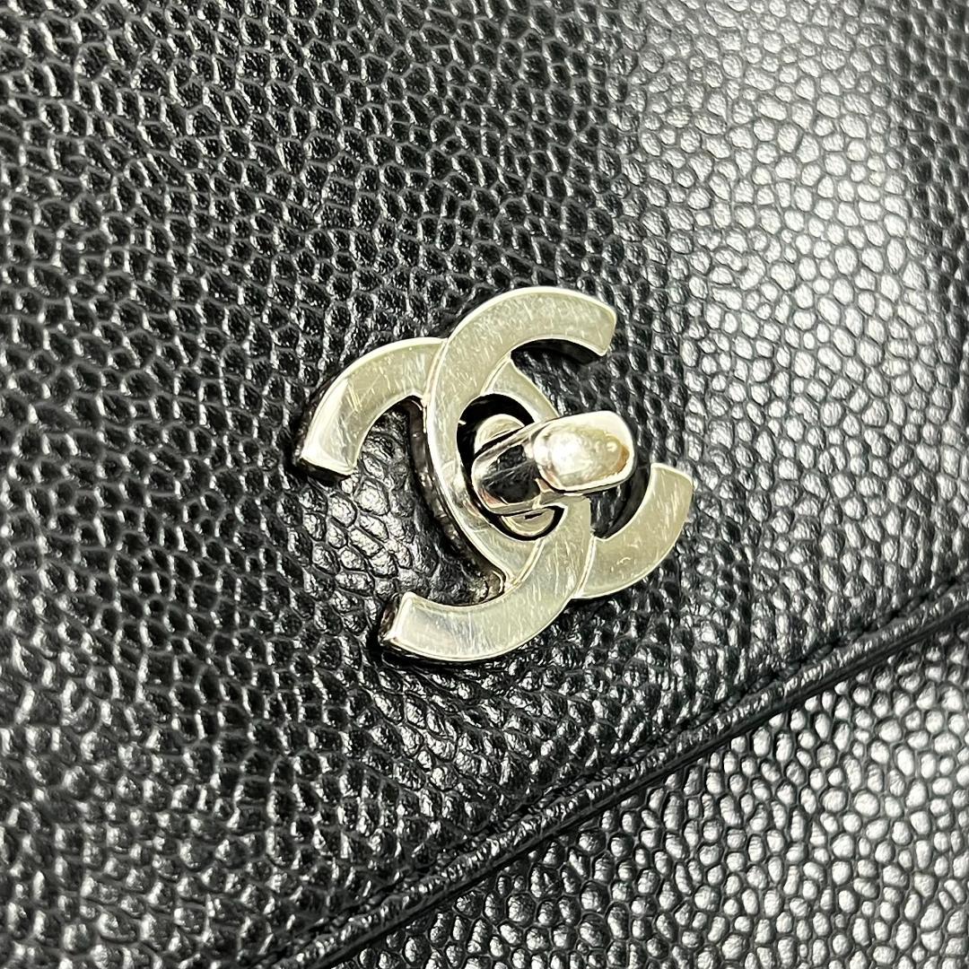 シャネル　バッグパック　キャビアスキン　5番台　MBZ234