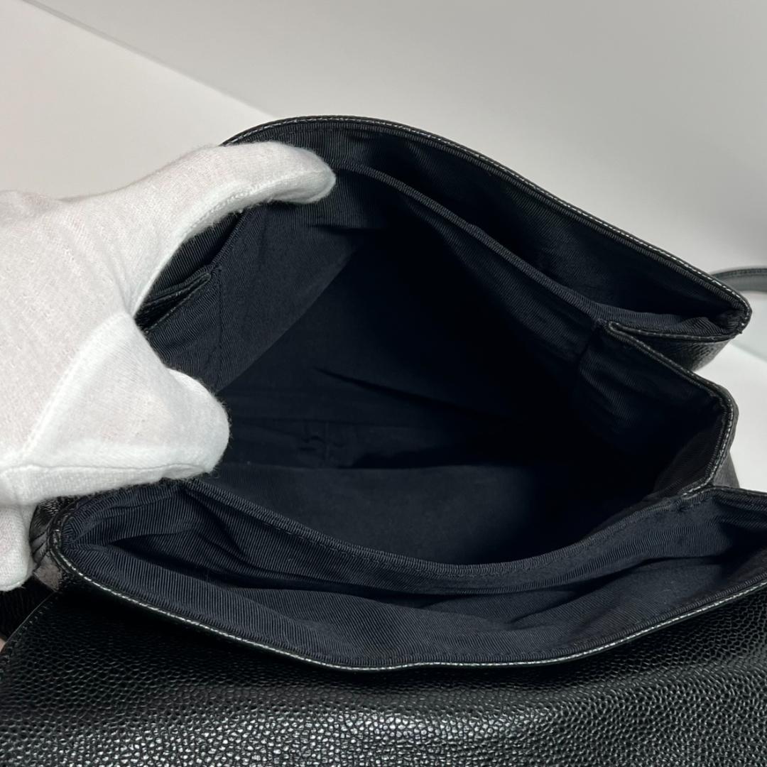 シャネル　バッグパック　キャビアスキン　5番台　MBZ234