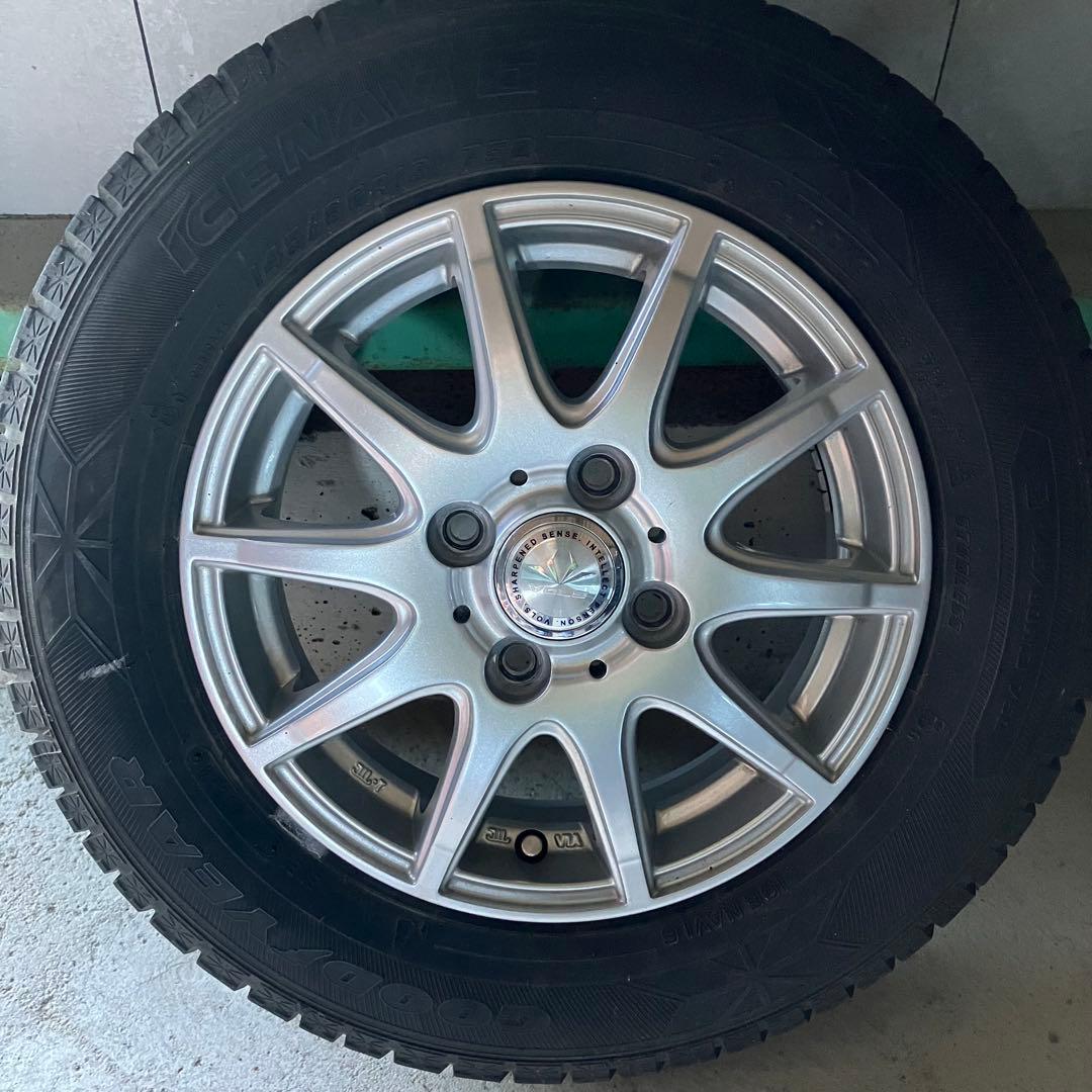 NBOX GOODYEAR アイスナビ6　13インチ スタッドレスホイールセット