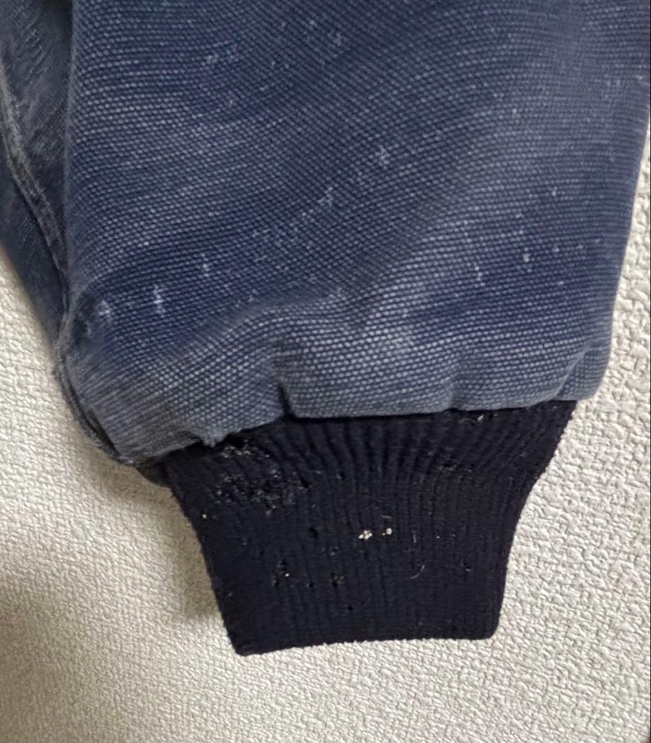 Carhartt アクティブジャケット ネイビー　フェード ボロ　USA製　L