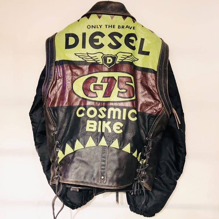 DIESEL ディーゼル 革ジャン onefortheroad ジャケット