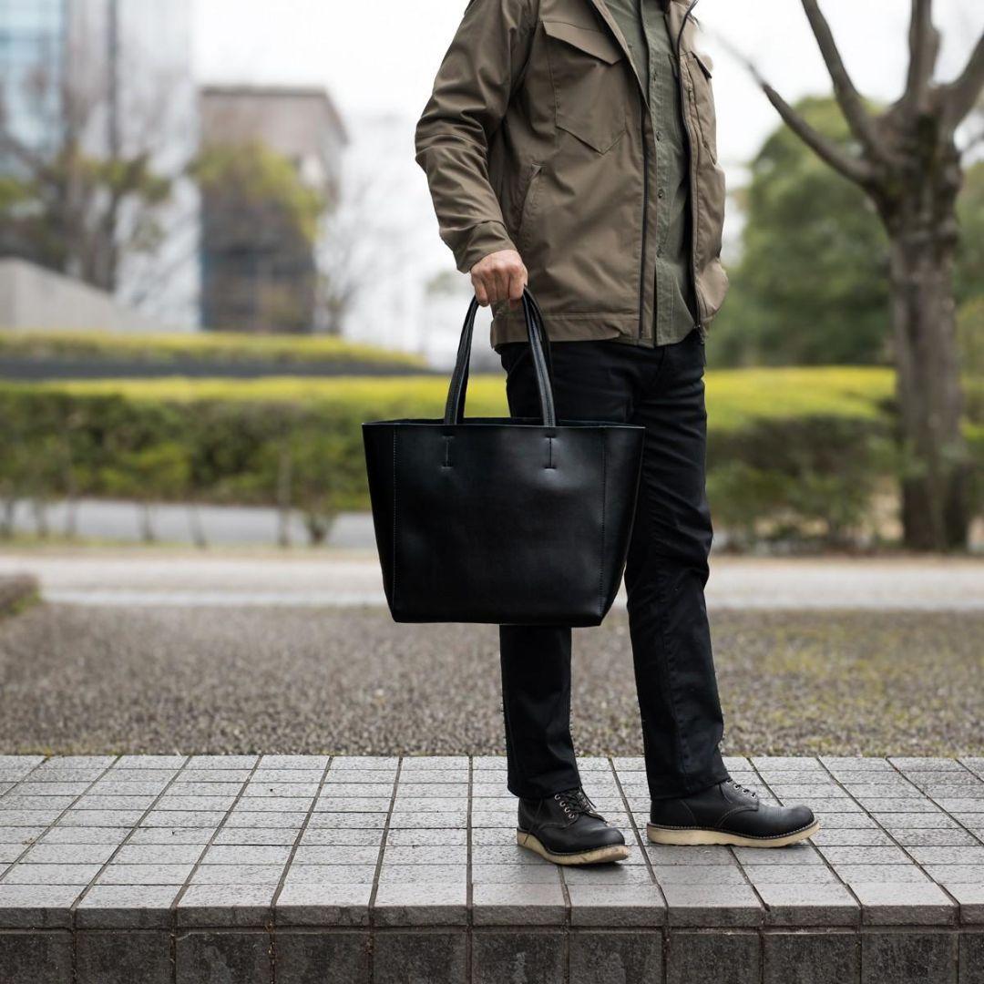 メンズトート 牛革 A4サイズ イタリアンレザー 本革 バッグ トートバッグ