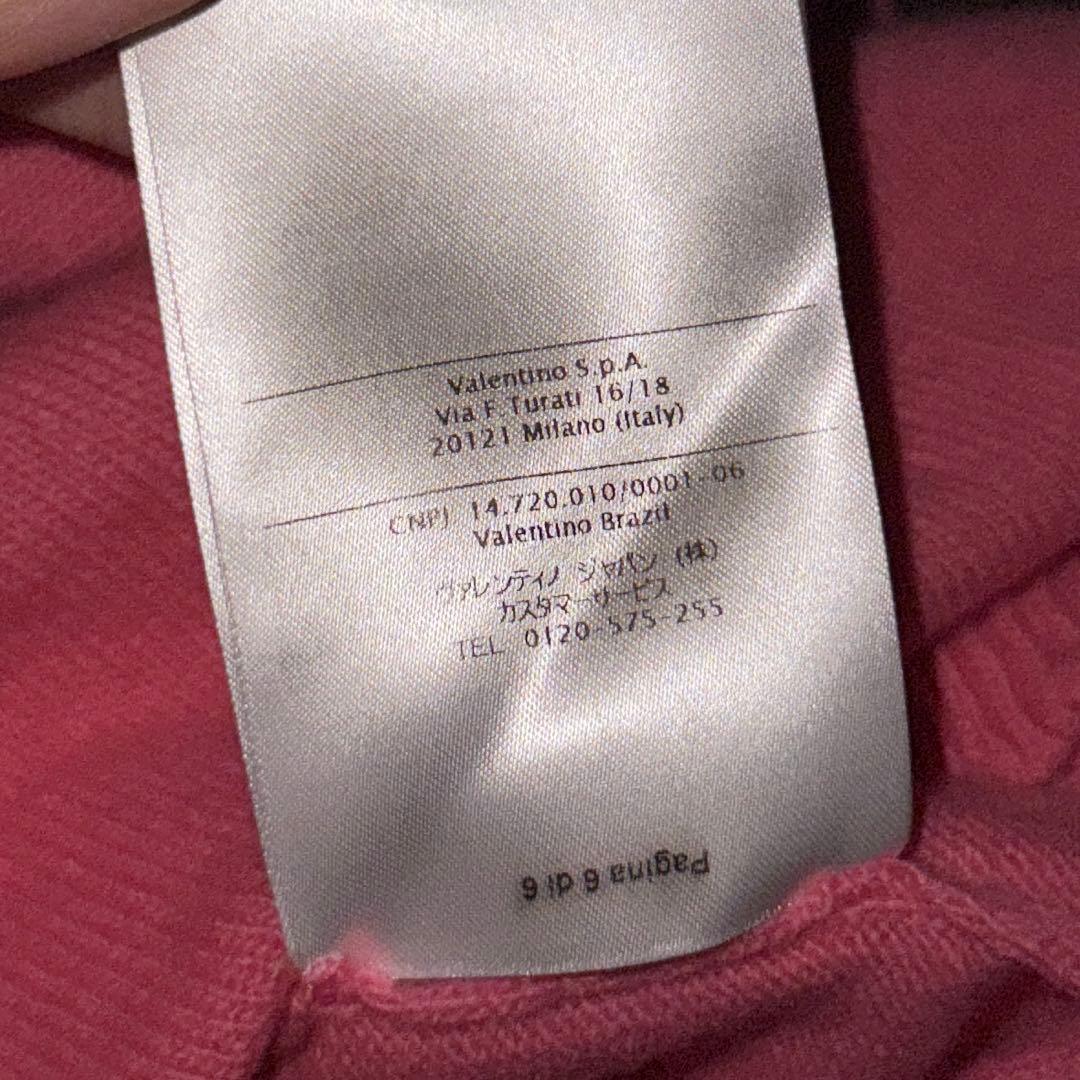 レア✨　VALENTINO Pink Is Punk カシミヤニット ダメージ