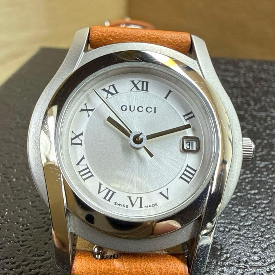 腕時計 Gucci グッチ 5500L 3針クォーツ デイト