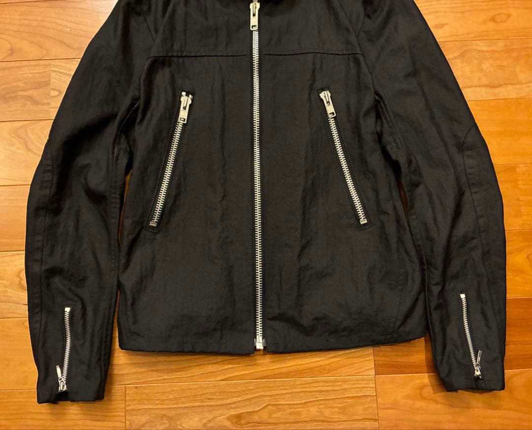 JUNYA WATANABE ジュンヤワタナベ ハの字ライダース　黒　S