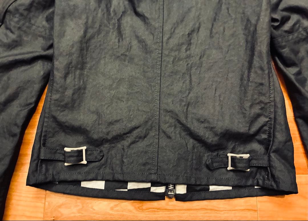 JUNYA WATANABE ジュンヤワタナベ ハの字ライダース　黒　S