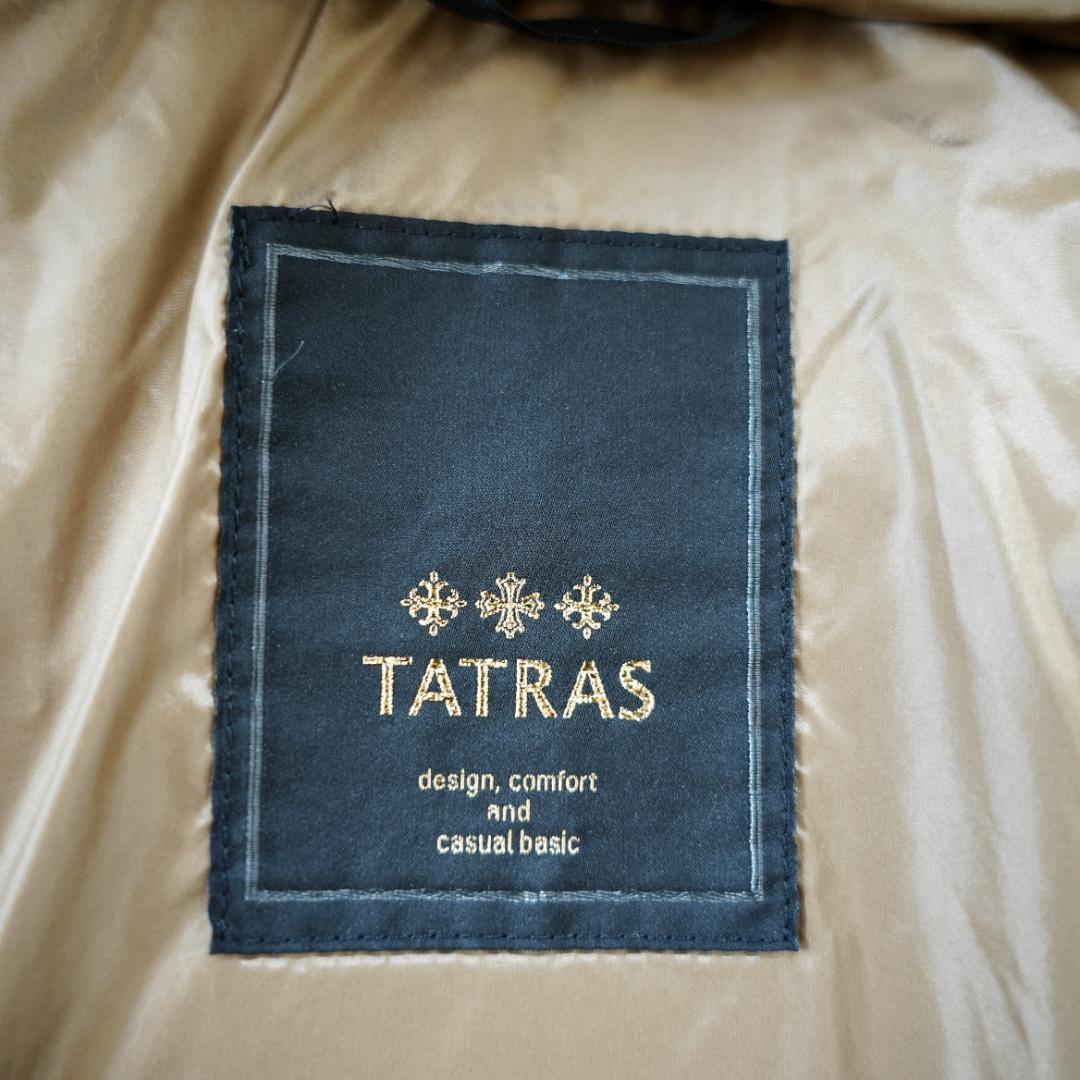 【美品】TATRAS　タトラス　ファー付ダウンコート　フード取り外し可能　M