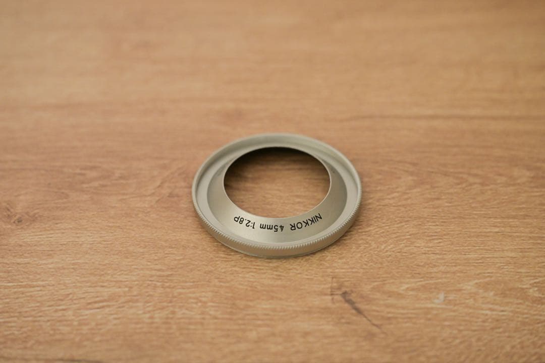 Nikon Ai Nikkor 45mm F2.8P シルバー（付属品あり）