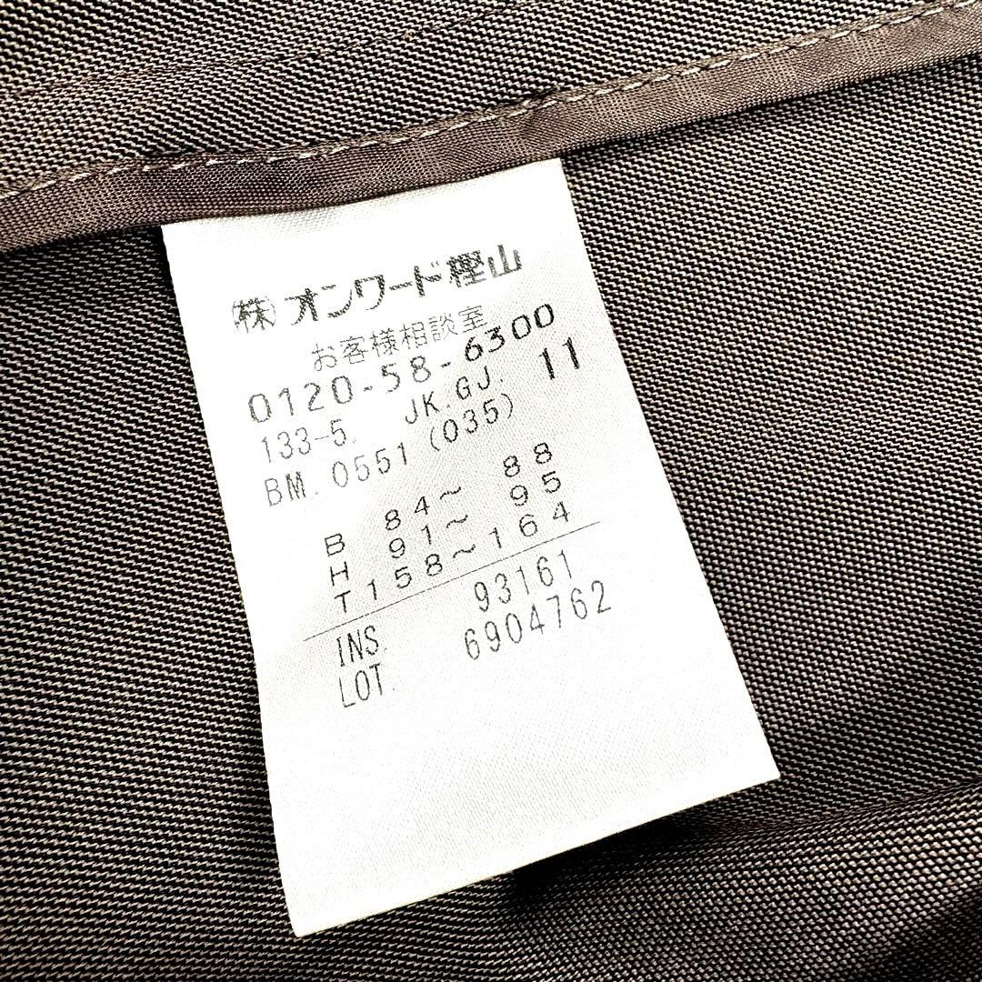 現行　美品　ジェイプレス セットアップ ノーカラー ワイドパンツ ベージュ11号