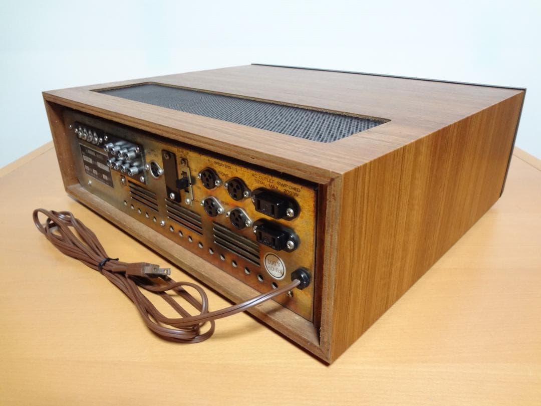 実働 YAMAHA CS-50 ステレオレシーバー専用ケーブル付属 1975年製