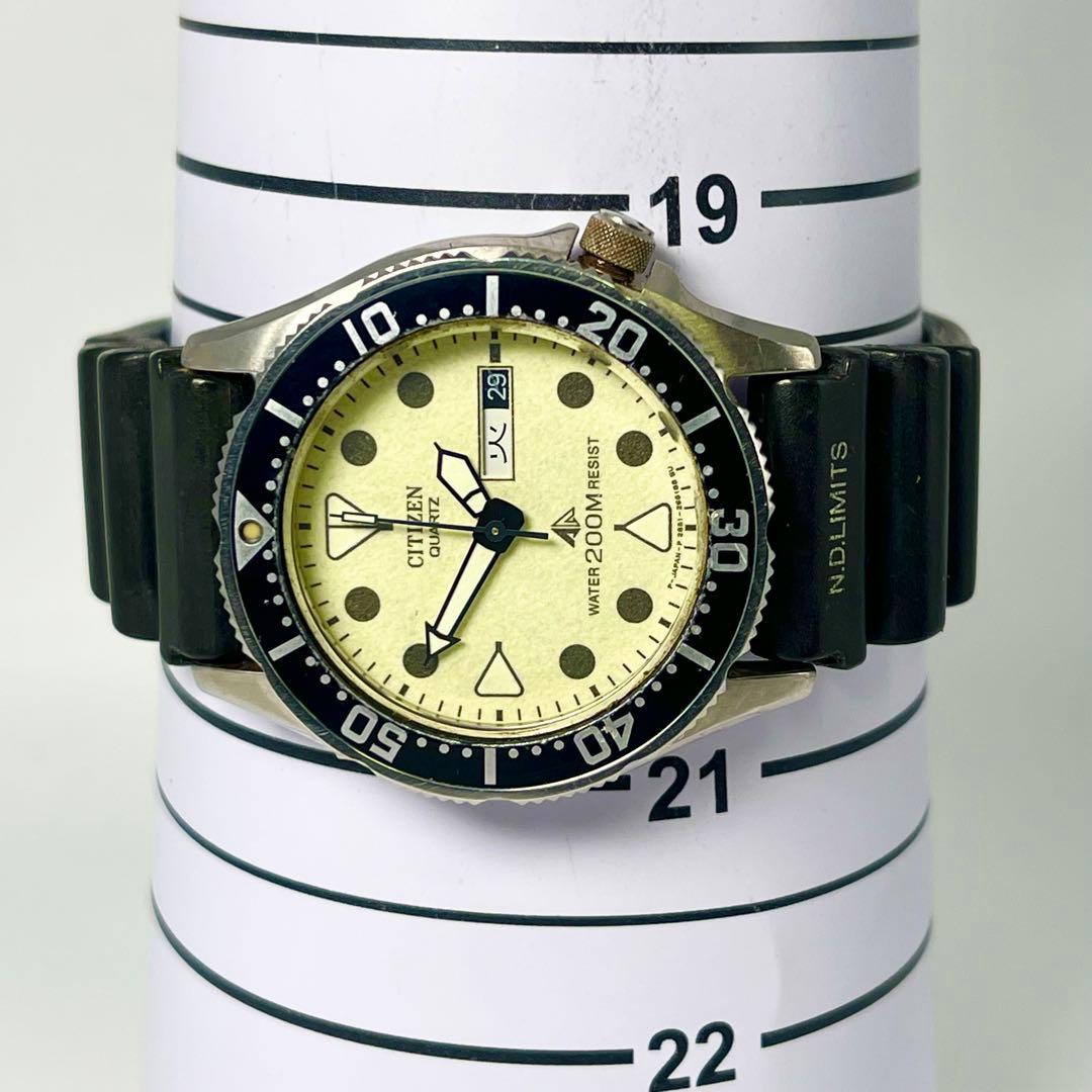 【美品/稼働✨】シチズン ダイバーズ ウォッチ 2851-266056 腕時計