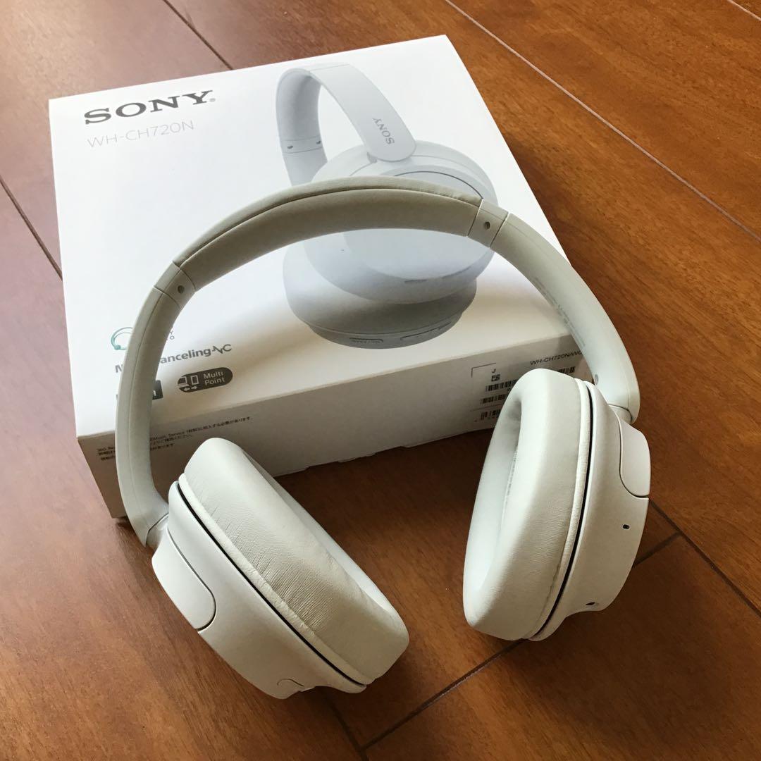 SONY WH-CH720N ワイヤレスヘッドホン ホワイト ほぼ新品です