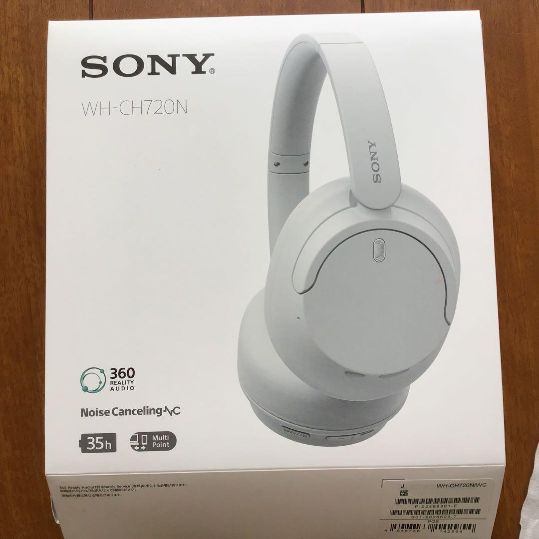 SONY WH-CH720N ワイヤレスヘッドホン ホワイト ほぼ新品です