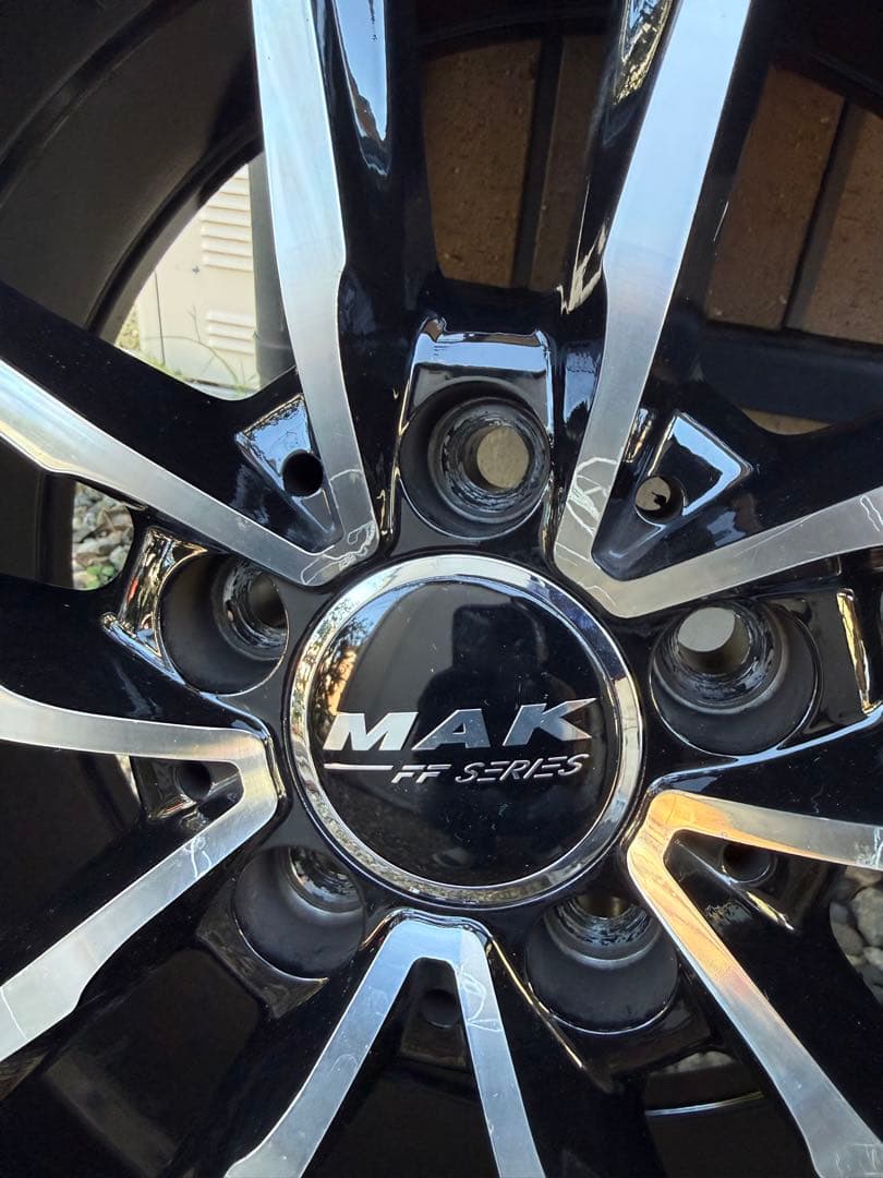 ④メルセデスE300用245/45 R18 ミシュランスタッドレスMAKホイール