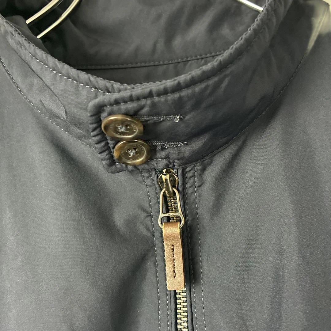 ポロラルフローレン　スイングトップ　ネイビー紺色　刺繍ロゴ　ナイロン　スウィング