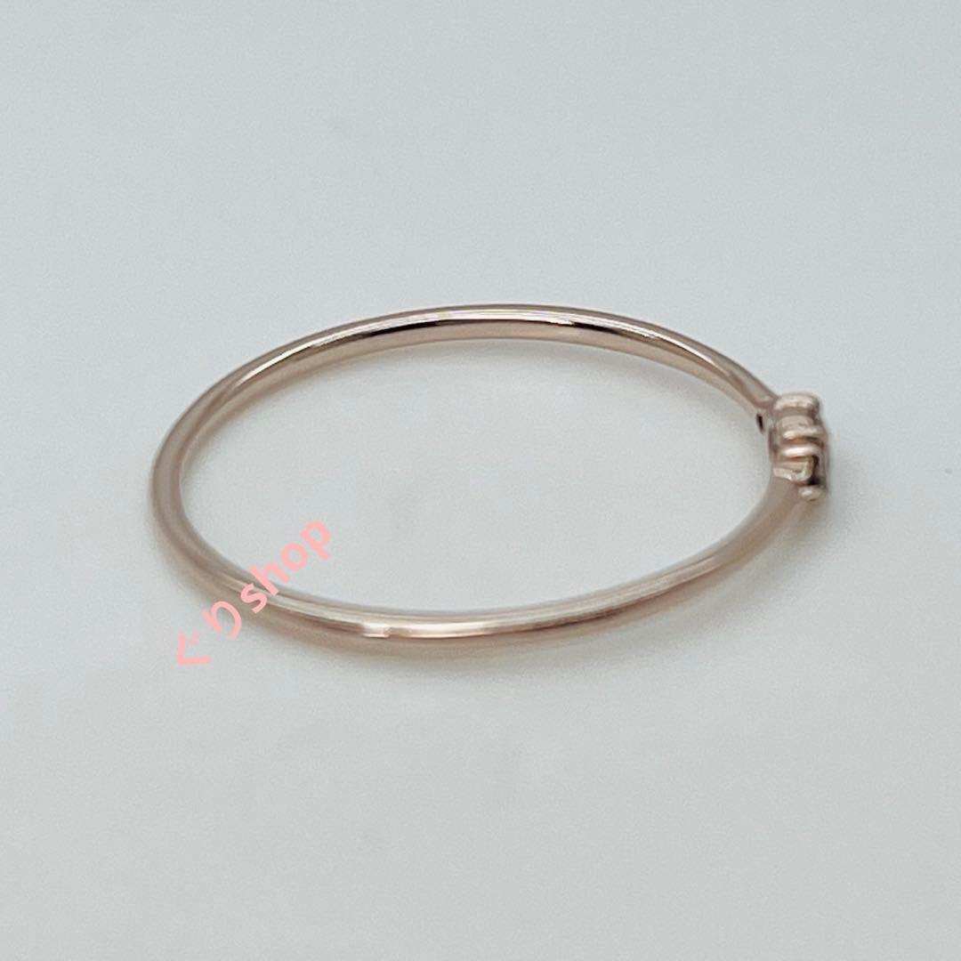 ete k10 MPG ミストピンク ダイヤモンド リング　13号