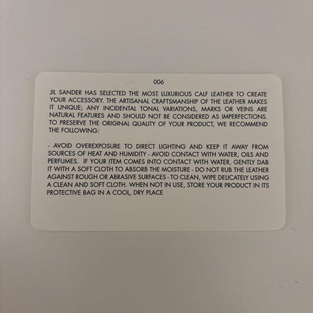 JIL SANDER イエロー カードケース