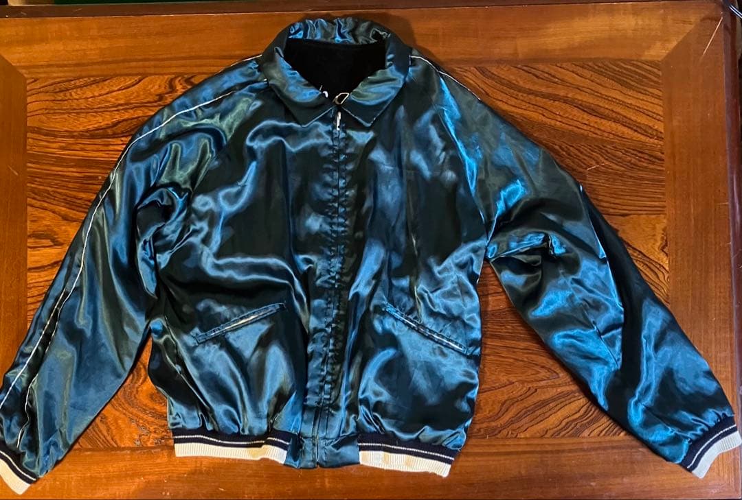 東洋エンタープライズ　スカジャン 別珍　ベロア　襟付き　サイズ(XL)