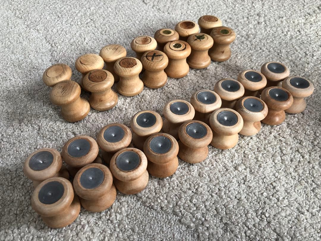 組紐　組み玉☆重さ２種類32個セット