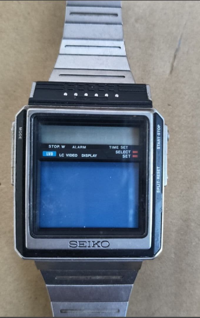 【激レア】SEIKO 液晶テレビ付き腕時計T001-5000　ヴィンテージ品