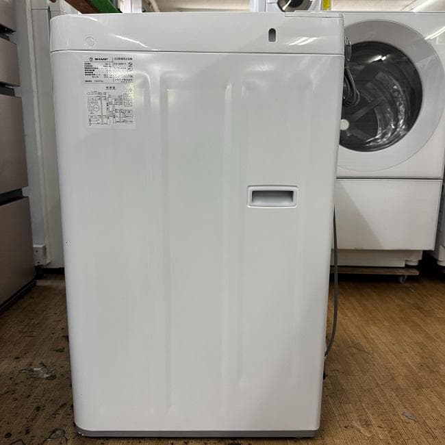 地域限定送料無料　美品 シャープ 家電2点セット！152L 冷蔵庫・6㎏ 洗濯機