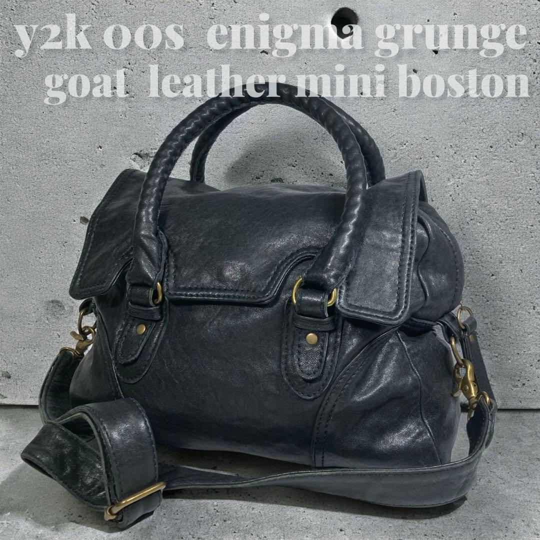 バッグ y2k 00s archive 2way bag goat leather