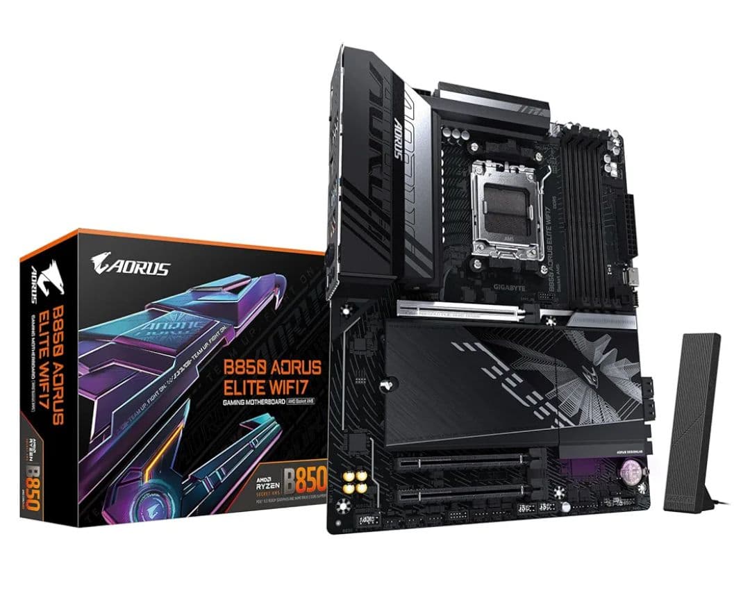 B850 AORUS ELITE WIFI7 ATX上位ゲーミングマザーボード