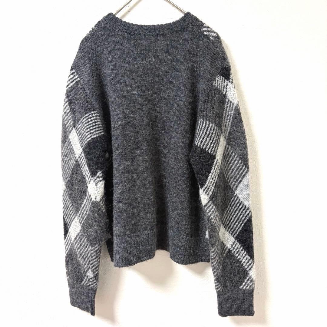 【新品】ブルーレーベル クレストブリッジ ニットプルオーバー グレー 38
