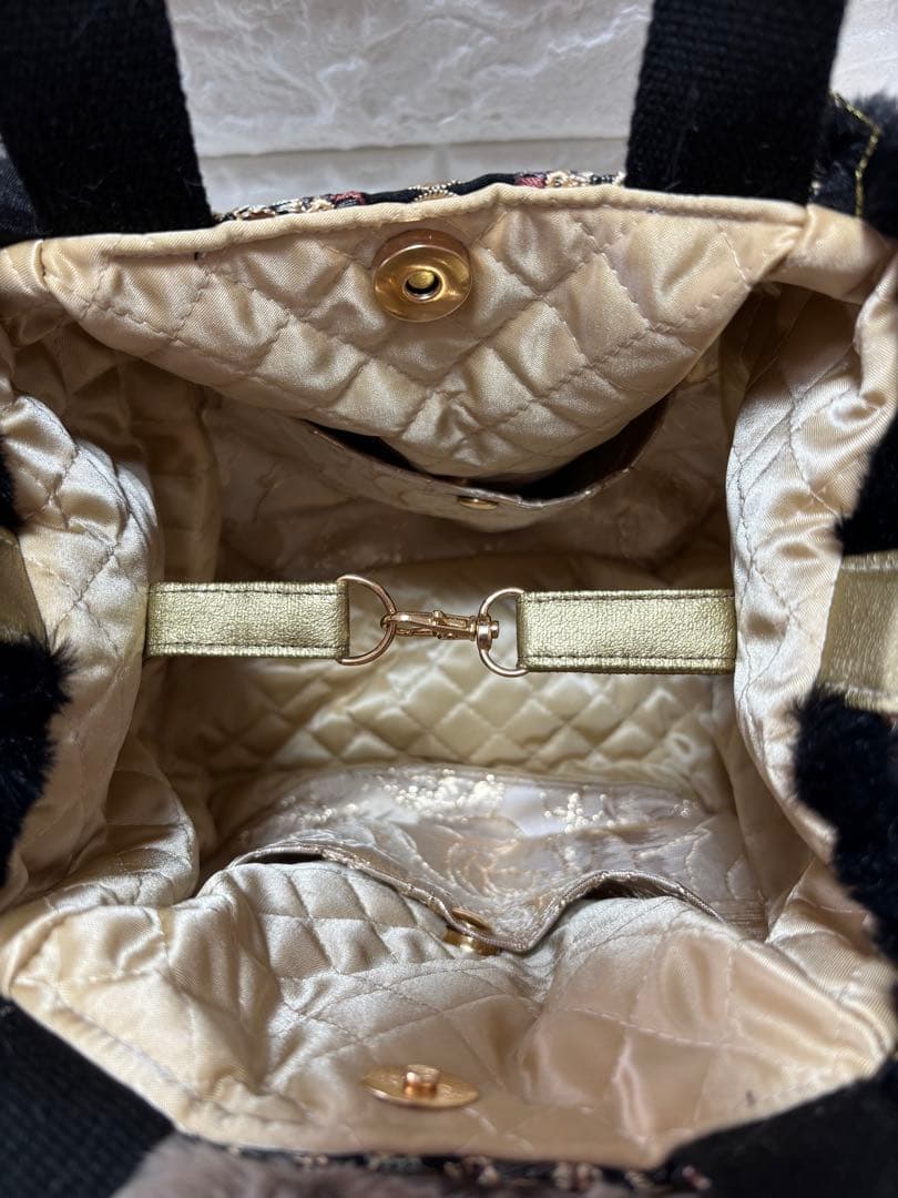 山*ば様 コヤンイサムチョン　ファーバッグ　サンダーちゃん　ブラウンうさちゃん