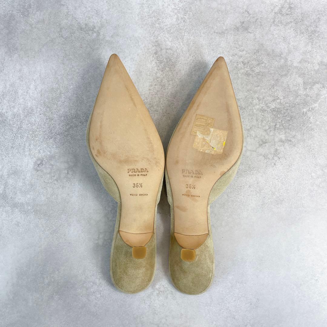 PRADA プラダ　ミュール　サンダル　スエード　00s