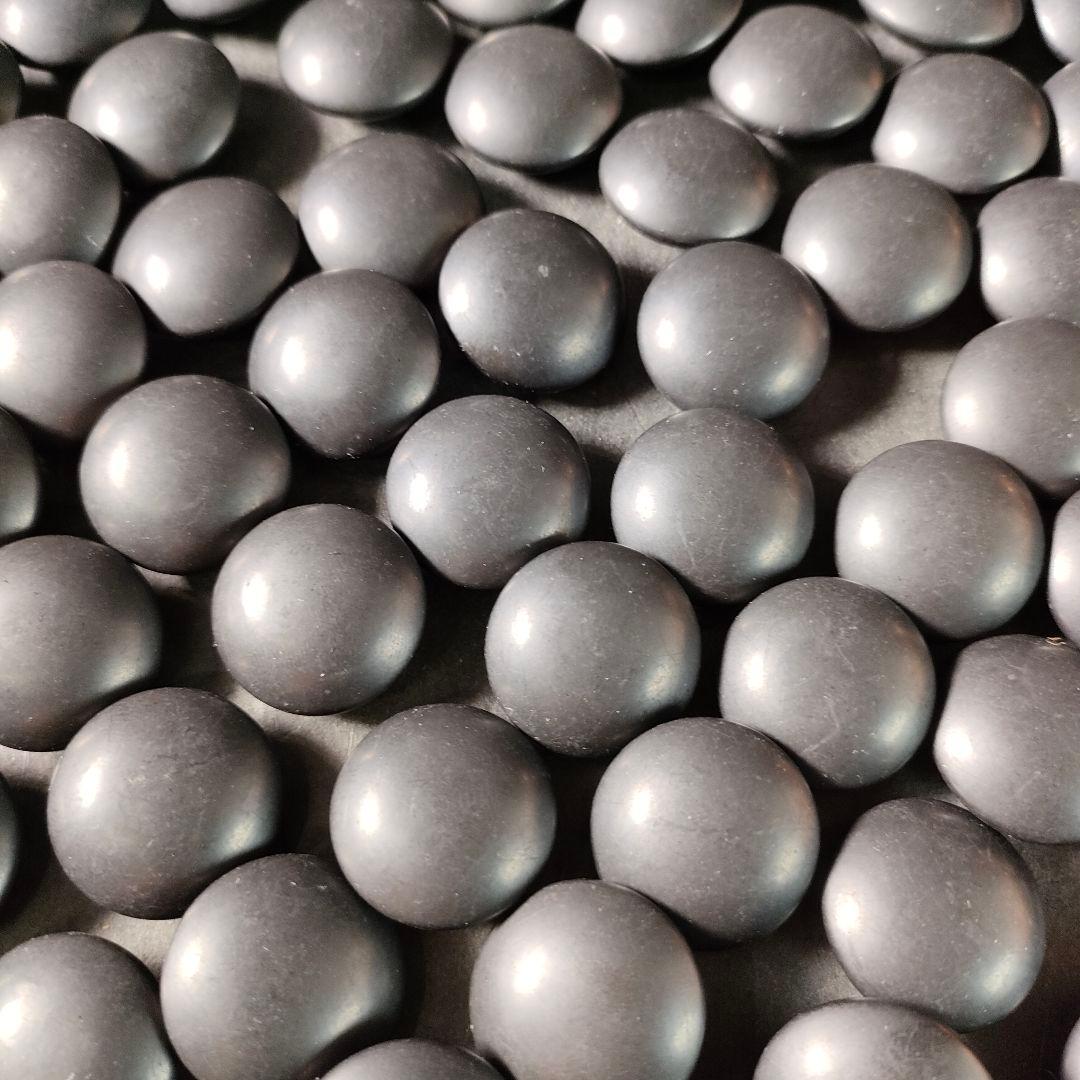 C18-3/天然本蛤38号・那智黒石/碁石/囲碁/碁笥/国産/骨董