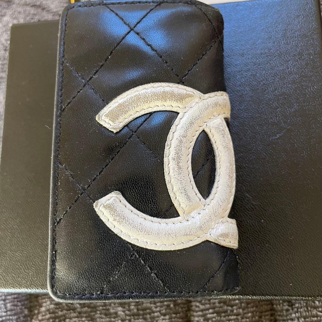 週末限定割★CHANEL カンボンライン キーケース ブラック