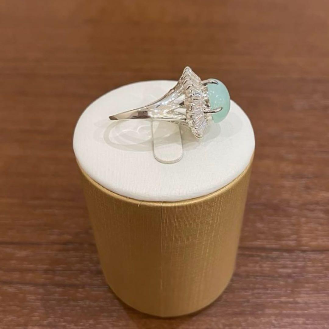 オハナ✨e.m. 女の一生リング クリソプレーズ クリーニング済