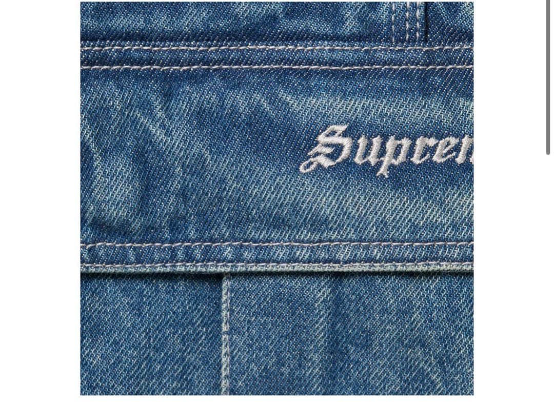 Supreme Cargo Denim Overalls オーバーオール Ｍ