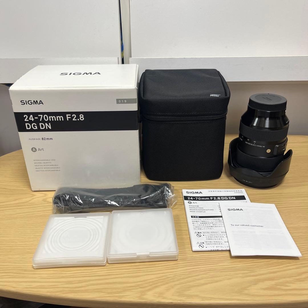 SIGMA 24-70mm F2.8 DG DN ArtソニーEマウント　箱付き