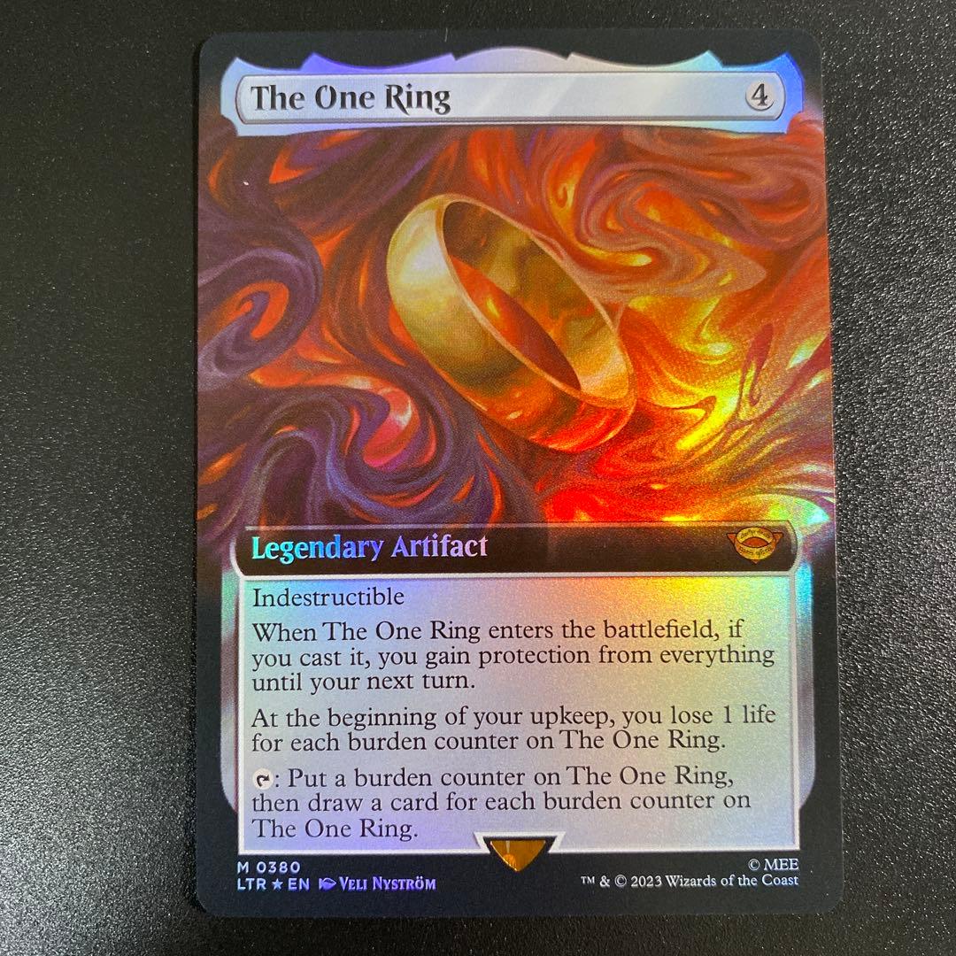 英語版 foil 拡張アート一つの指輪/The One Ring