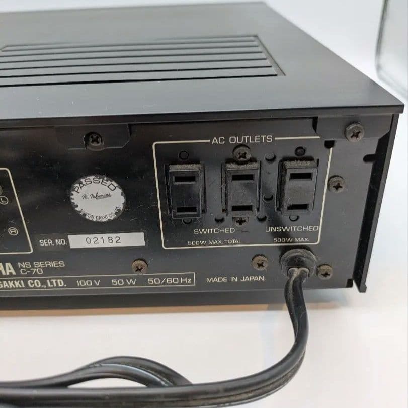 YAMAHA ヤマハ コントロールアンプ プリアンプ C-70 簡易確認済