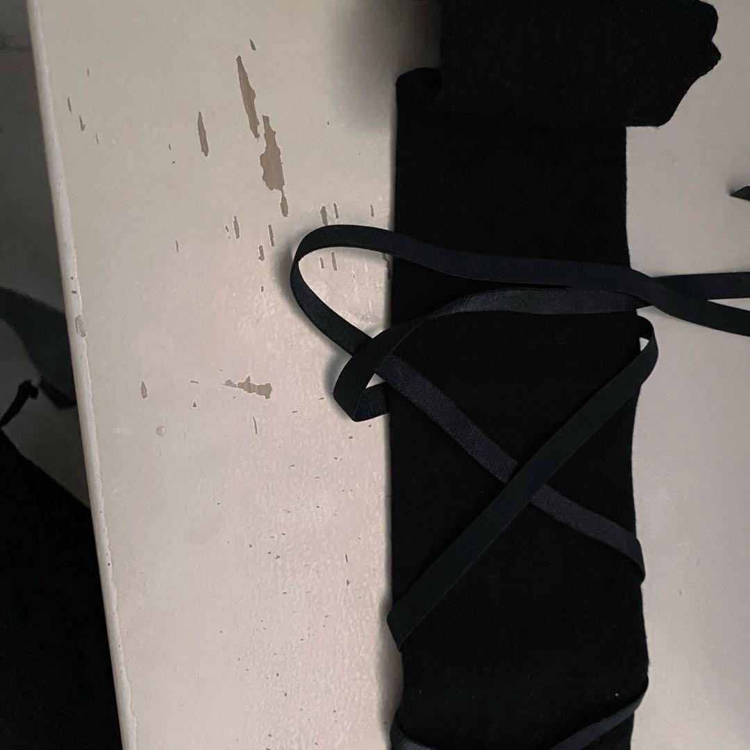 クロスアーチレースリボンオーバーニーソックス【Moi-meme-Moitie】