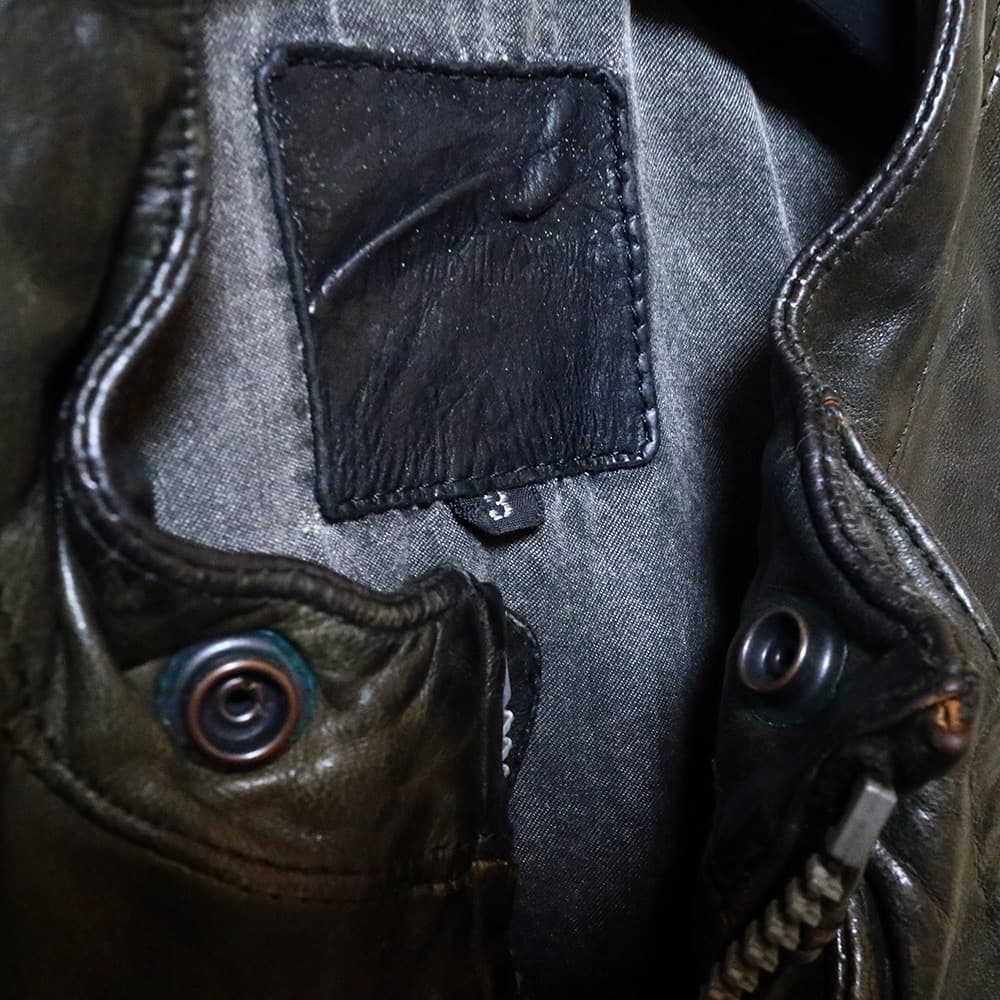 バックラッシュ ジャパンホース シングルライダース レザー ジャケット